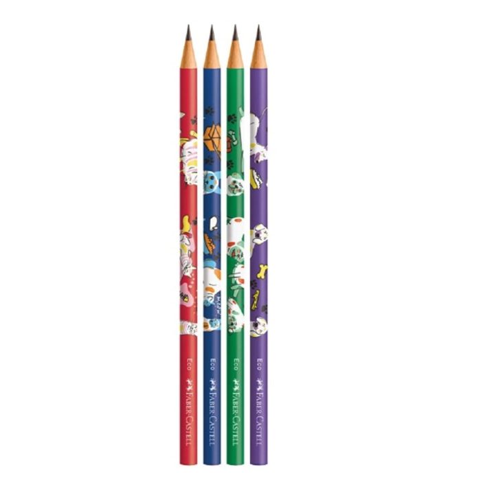 Ecolápis Grafite Pets Redondo - Faber Castell