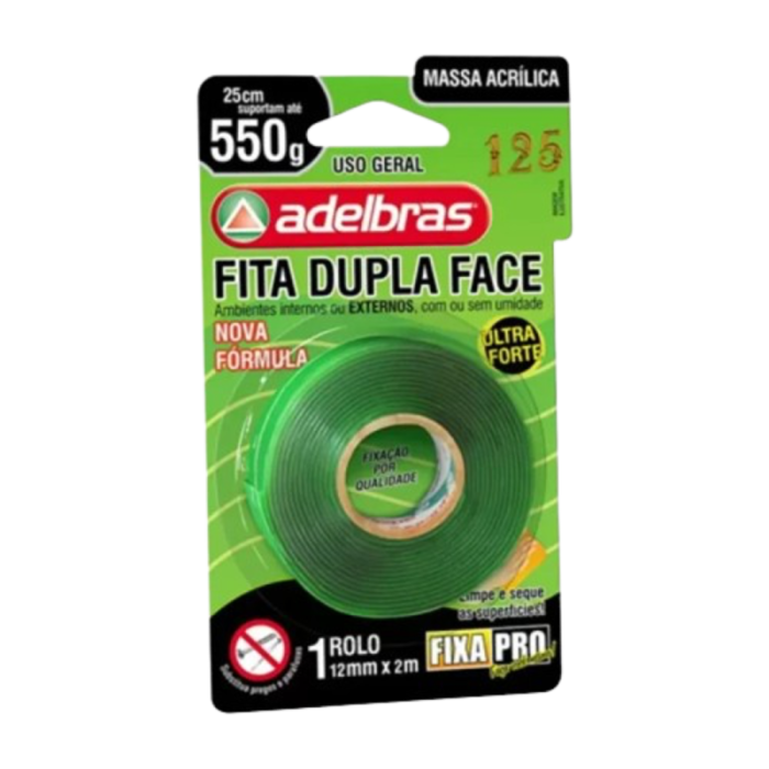 Fita Dupla Face Massa Adesiva 550g - Aldebras