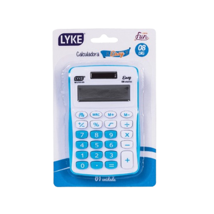 Calculadora Easy Branca e Azul - Lyke - Image 2