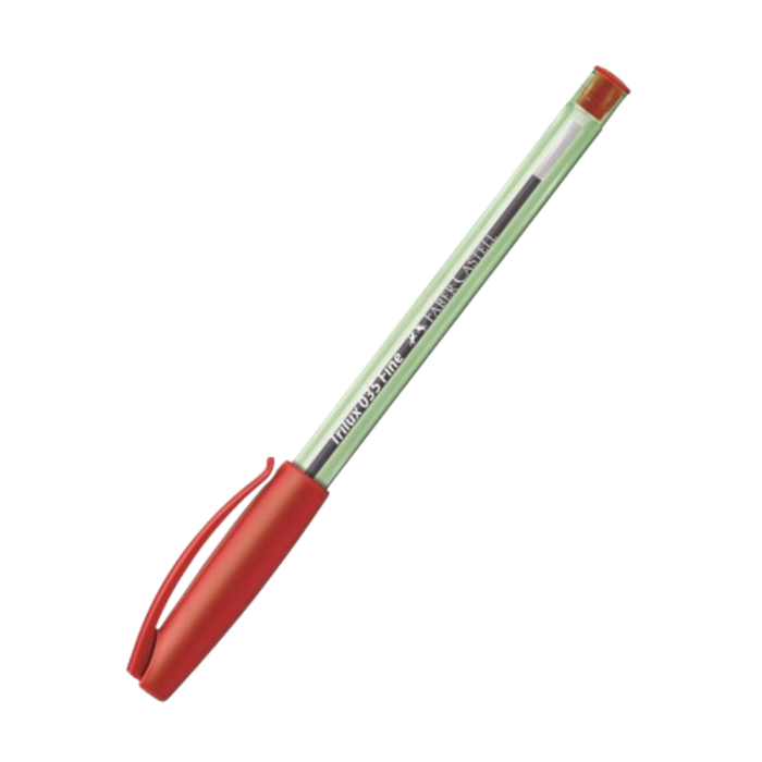 Caneta Esferográfica Trilux 035 Fine Vermelha - Faber Castell