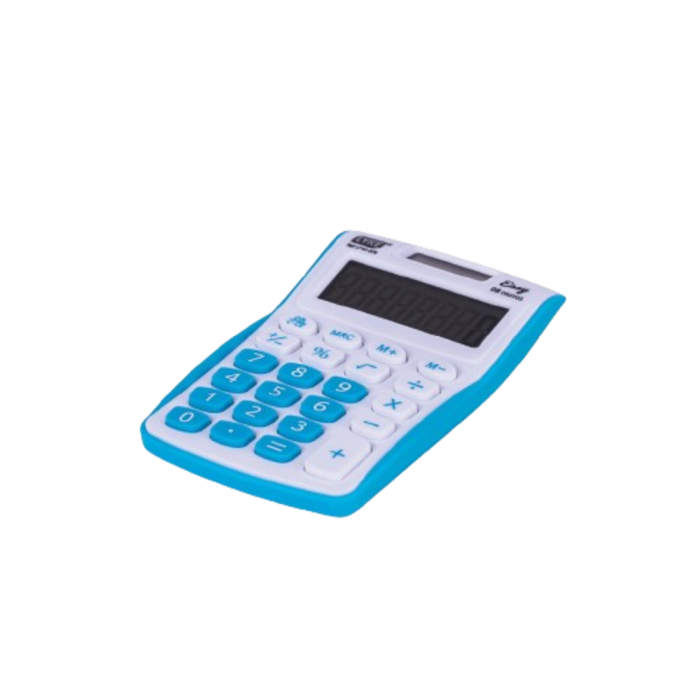 Calculadora Easy Branca e Azul - Lyke