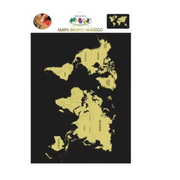 Mapa Mundi Mágico 60x40 - OffPaper - Image 2
