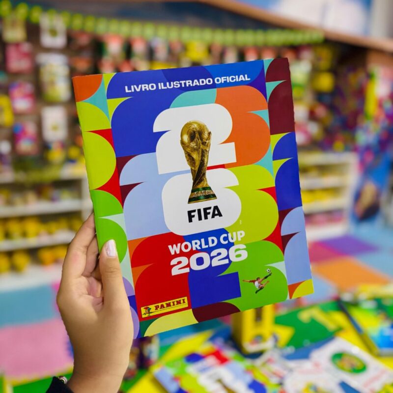Album Copa do Mundo Fifa + 10 Envelopes C/ 7 Figurinhas - Panini