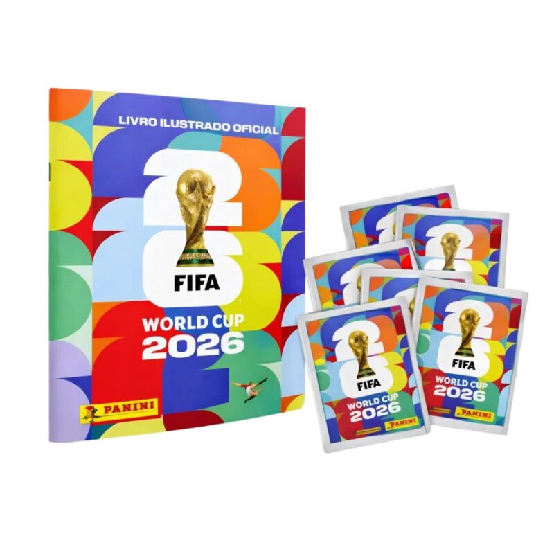 Album Copa do Mundo Fifa + 10 Envelopes C/ 7 Figurinhas - Panini