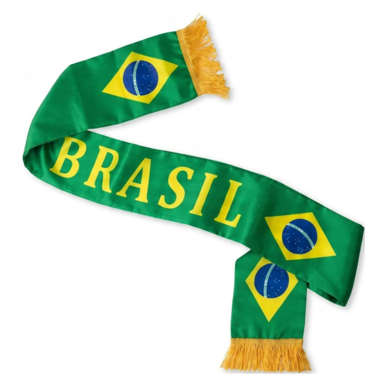 Cachecol Verde Amarelo Copa - Komport