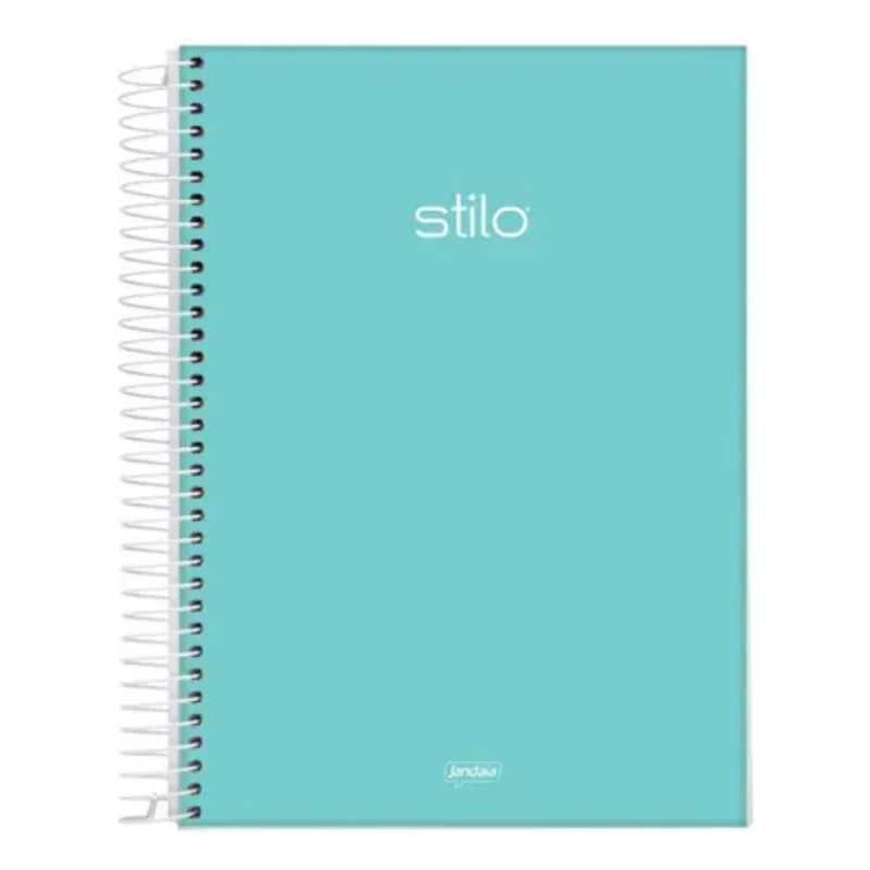 CADERNO UNIVERSITARIO 80 FOLHAS STILO VERDE * JANDAIA