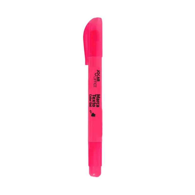 MARCA TEXTO GEL COR ROSA * JOCAR OFFICE
