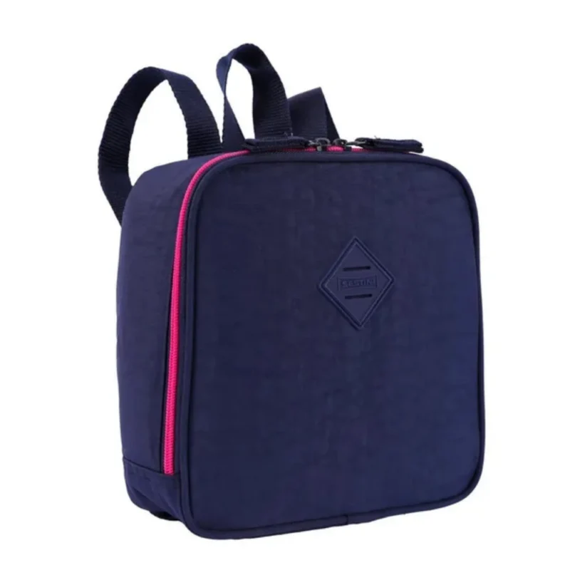 LANCHEIRA GRANDE LUNCH CRINKLE AZUL NEON * SESTINI