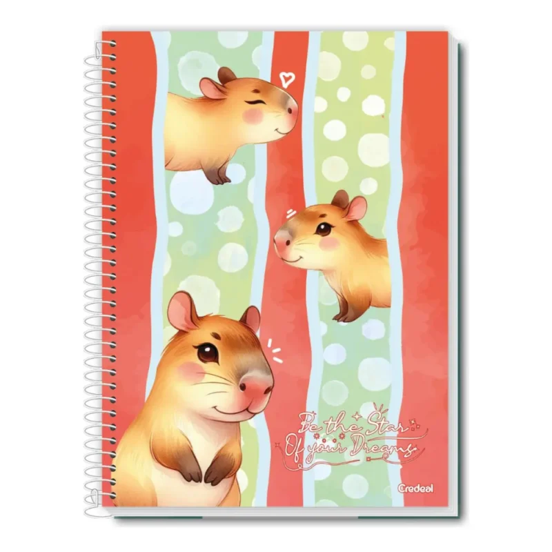 Caderno Grande Univ. 1m 80fls Lala Pets - Credeal