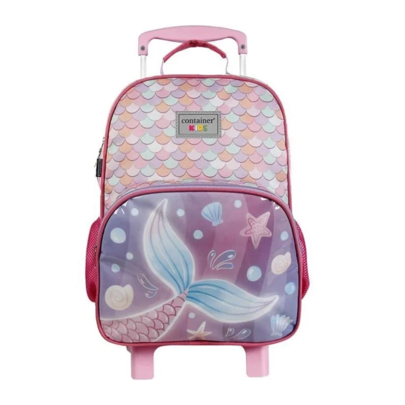 Mochila Escolar Com Rodinhas Feminino - Container Kids