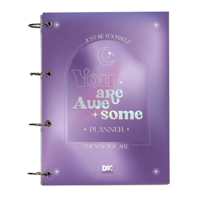 Caderno Planner Universitario Trendy Purple 96 Folhas + Dac