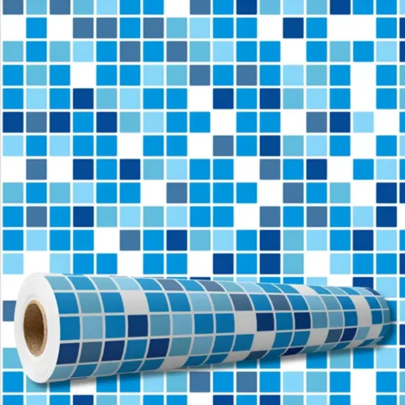 LEOTACK PASTILHA AZUL 45CMX10M 80MIC ROLO - LEOARTE