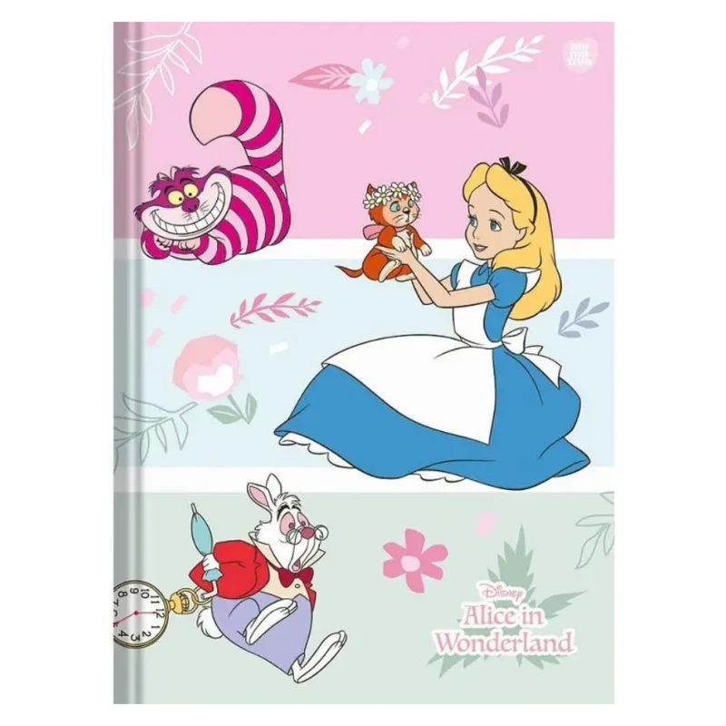 Caderno Brochura Alice in Wonderland c/80 Folhas - Sao Domingos