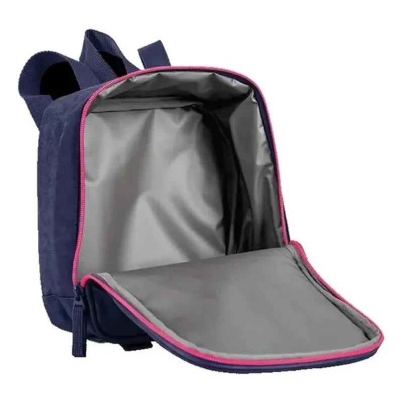 LANCHEIRA GRANDE LUNCH CRINKLE AZUL NEON * SESTINI