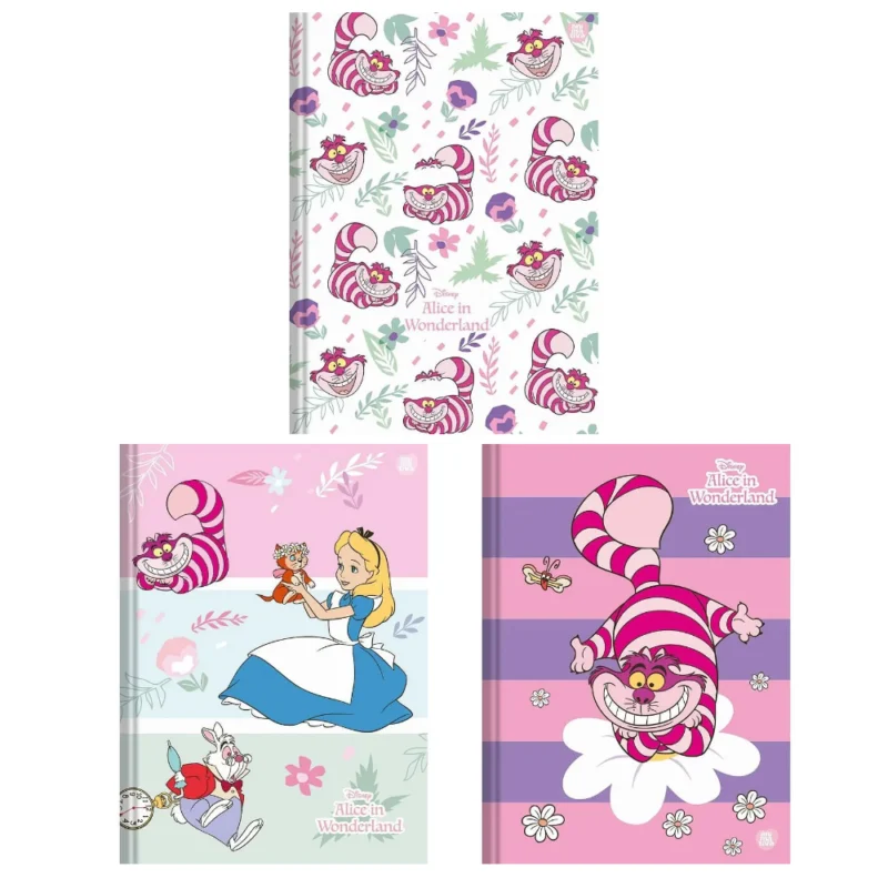 Caderno Brochura Alice in Wonderland c/80 Folhas - Sao Domingos