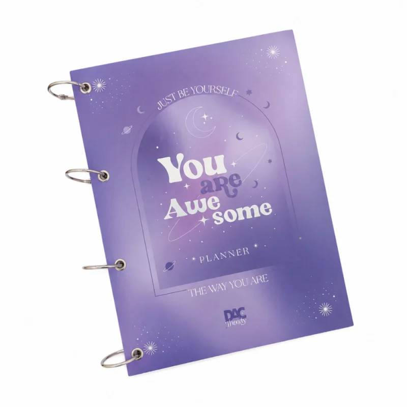 Caderno Planner Universitario Trendy Purple 96 Folhas + Dac
