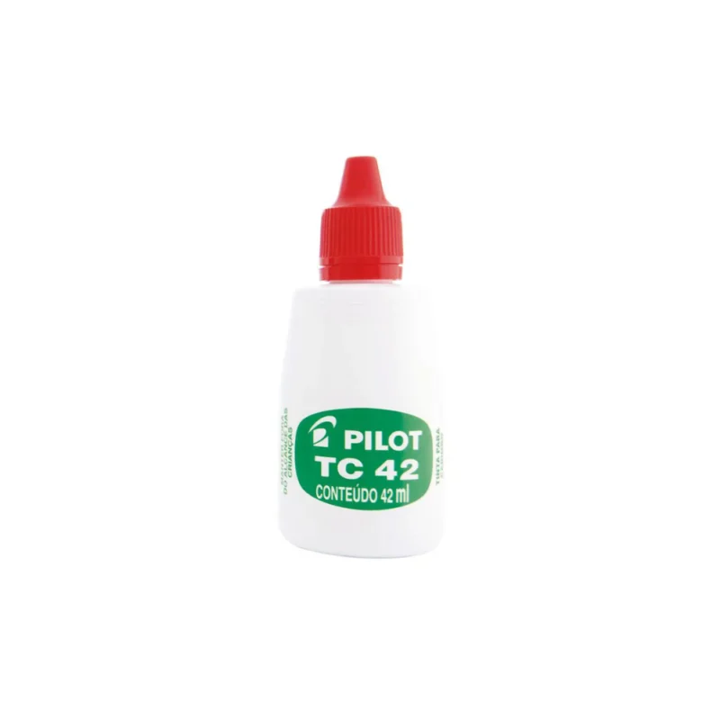 TINTA P/CARIMBO 42ML VERMELHO * PILOT