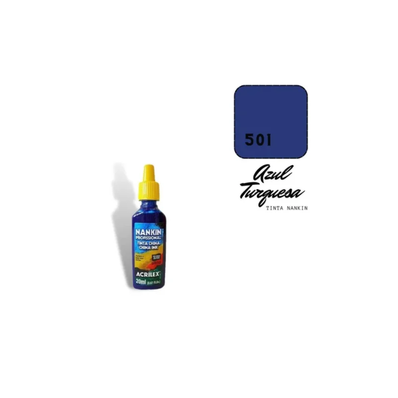 Tinta Nankin Azul Turquesa 20ml * Acrilex