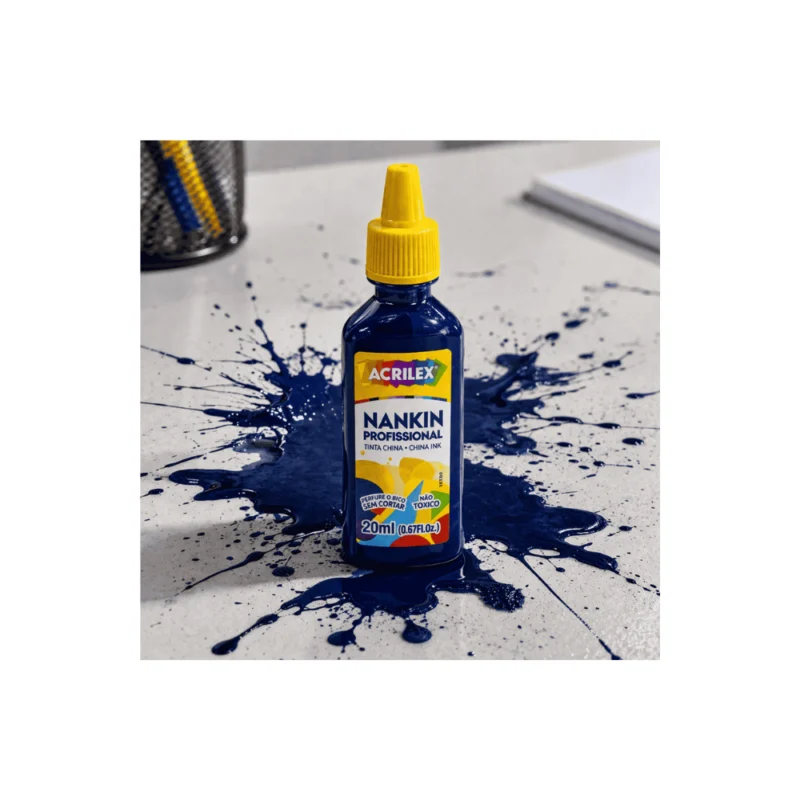 Tinta Nankin Azul Turquesa 20ml * Acrilex
