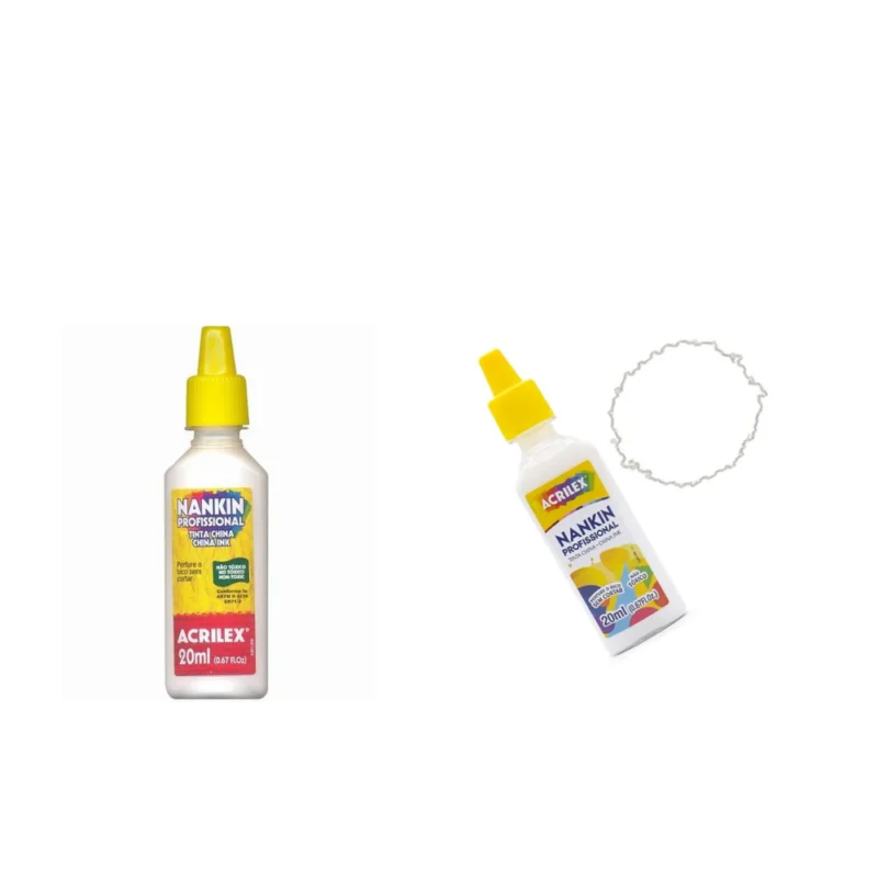 TINTA NANQUIM BRANCO 20ML * ACRILEX