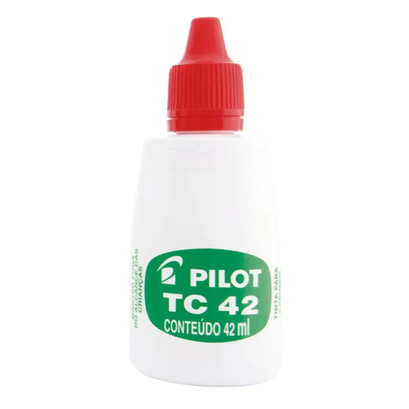 TINTA P/CARIMBO 42ML VERMELHO * PILOT