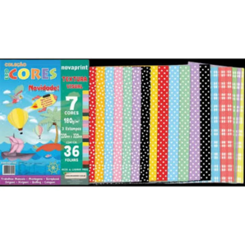 Papel Textura 32X23CM 7 Cores 36F 1 - NOVAPRINT