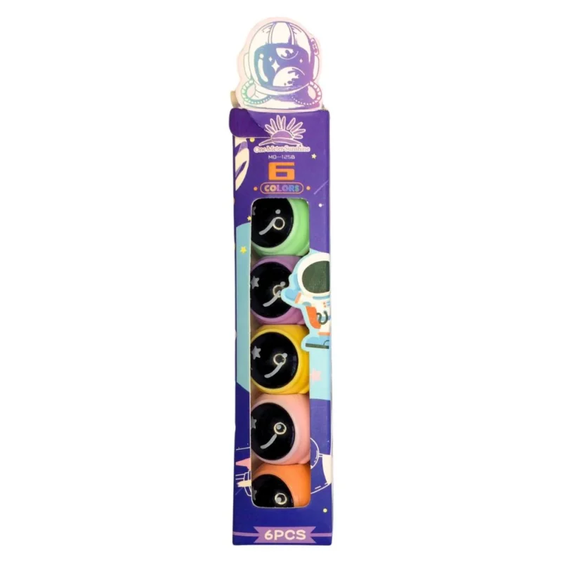 Marca Texto Astronauta C/6 Cores