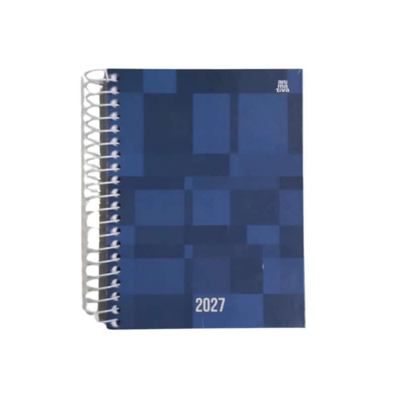 Agenda 2027 KBOM Espiral 160 Folhas 123 x 164 mm – Animativa