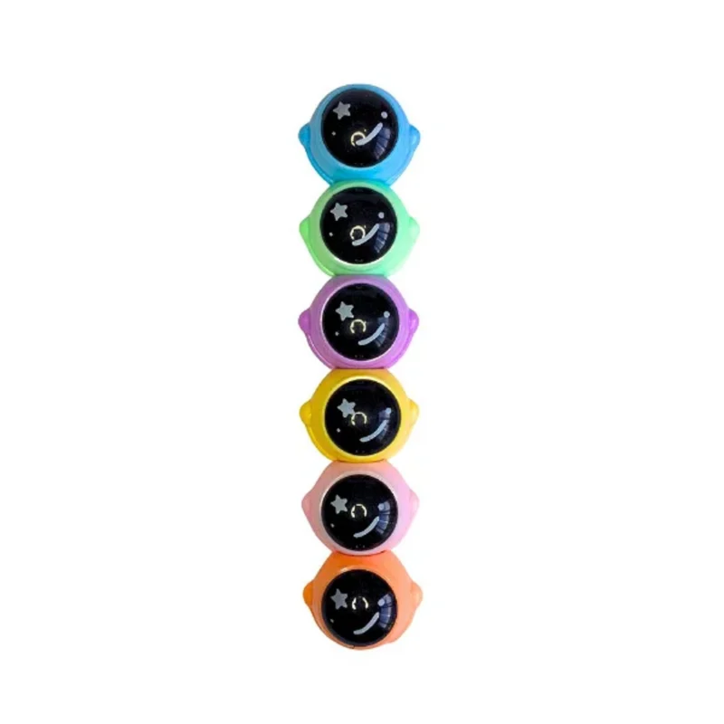 Marca Texto Astronauta C/6 Cores