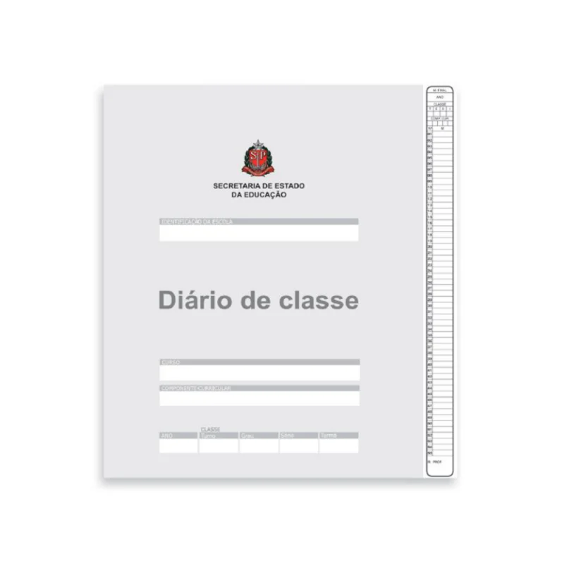 Kit 5 Diários de Classe Bimestral - São domingos