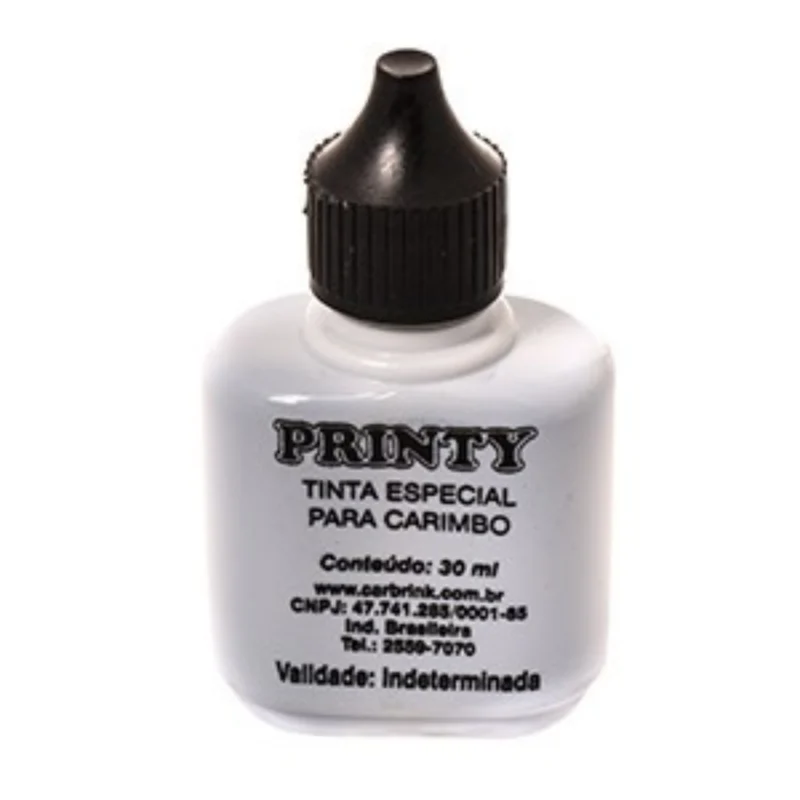 Tinta Para Carimbo Preta - Printy 30ml